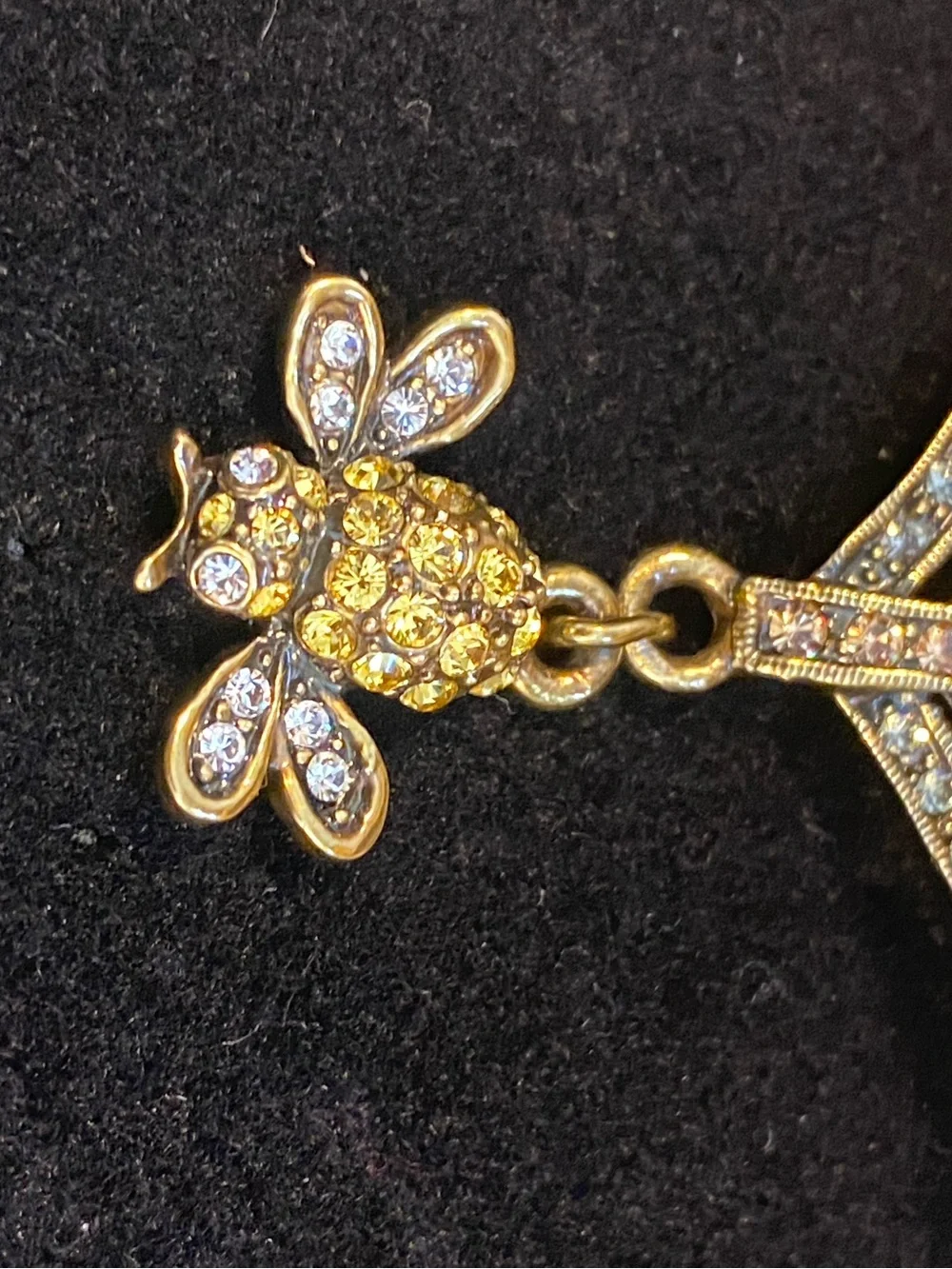 Heidi Daus along came a spider Brooch